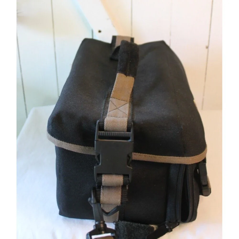 Vintage CAMERA BAG CASE - Canvas Multiple Compartments Photography  8x8x12
